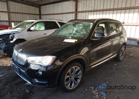 2017 BMW X3 xDrive28I from USA, damaged, VIN 5UXWX9C52H0D95927